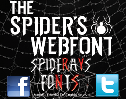 THE SPIDERS WEBFONT